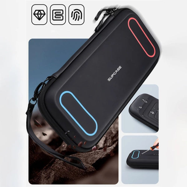 Supcase Travel Carrying Transport Box für Nintendo Switch 2 Schwarz