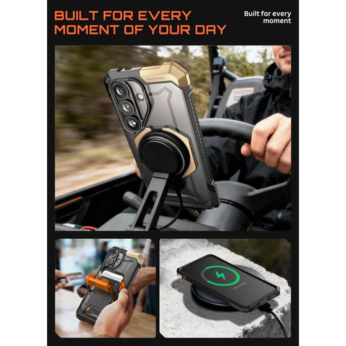 SUPCASE UB Grip Hülle für Samsung Galaxy S26 – MagSafe & MIL-STD-810G (Desert)