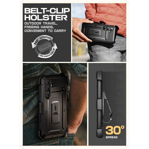 Supcase Unicorn Beetle Pro Panzer Schutzhülle Galaxy S25 FE schwarz - StyleCases