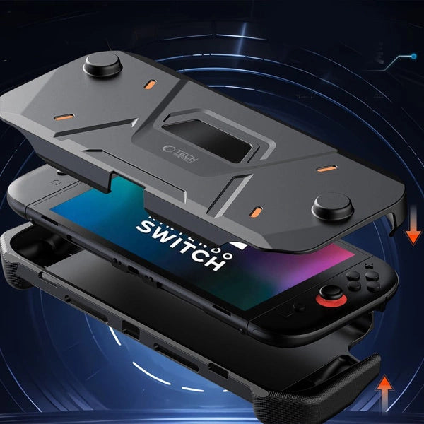 Tech-Protect TPU Carbonox Case Schutzhülle für Nintendo Switch 2 Schwarz