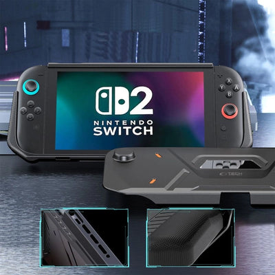 Tech-Protect TPU Carbonox Case Schutzhülle für Nintendo Switch 2 Schwarz