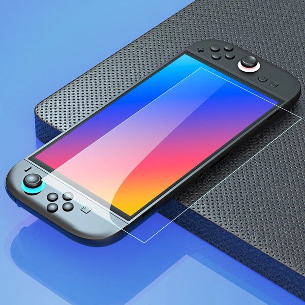 2x Nintendo Switch 2 Displayschutz Glas Set mit Montagerahmen