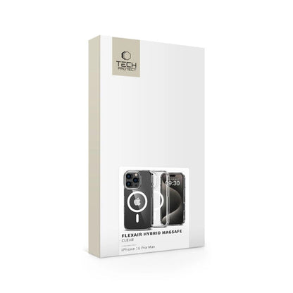 Tech-Protect FlexAir iPhone 16 Pro Max Hybrid MagSafe Hülle transparent - StyleCases