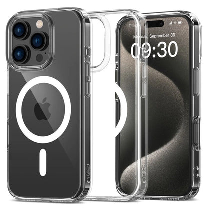 Tech-Protect FlexAir iPhone 16 Pro Max Hybrid MagSafe Hülle transparent - StyleCases