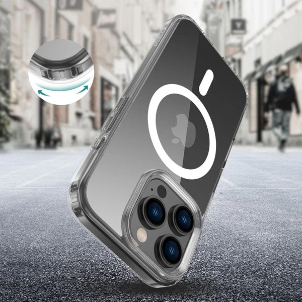 Tech-Protect FlexAir iPhone 16 Pro Max Hybrid MagSafe Hülle transparent