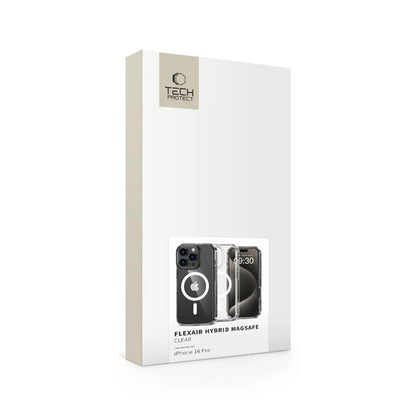 Tech-Protect FlexAir iPhone 16 Pro Hybrid MagSafe Hülle transparent - StyleCases