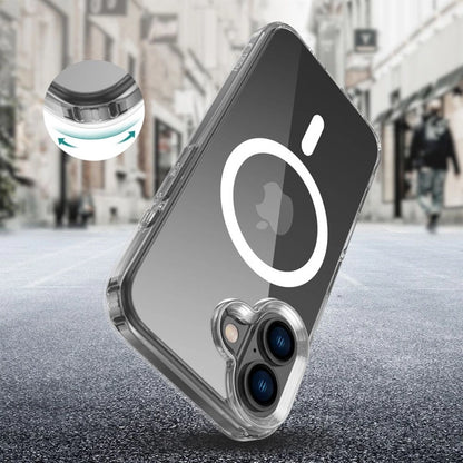 Tech-Protect FlexAir iPhone 16 Hybrid MagSafe Hülle transparent - StyleCases