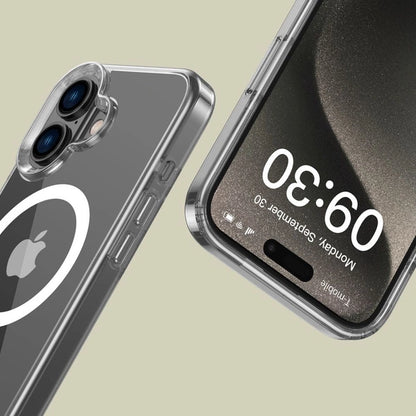 Tech-Protect FlexAir iPhone 16 Hybrid MagSafe Hülle transparent - StyleCases