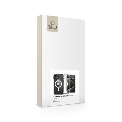 Tech-Protect FlexAir iPhone 16 Hybrid MagSafe Hülle transparent - StyleCases