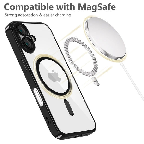 Tech-Protect MagFlex für Apple iPhone 16 Case Hülle Transparent