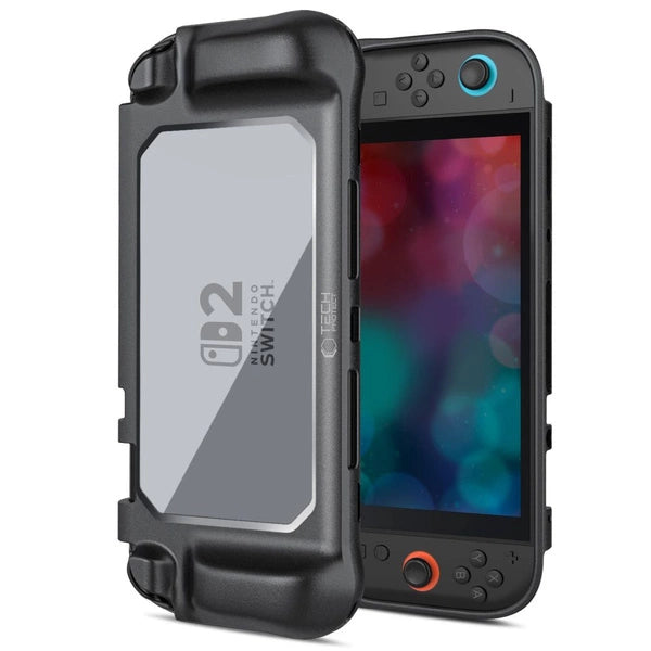Tech-Protect MagMat Case Schutzhülle für Nintendo Switch 2 Schwarz Transparent
