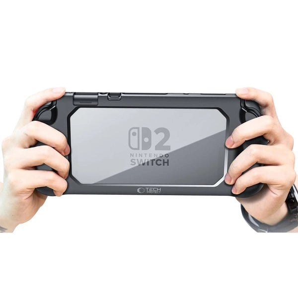 Tech-Protect MagMat Case Schutzhülle für Nintendo Switch 2 Schwarz Transparent