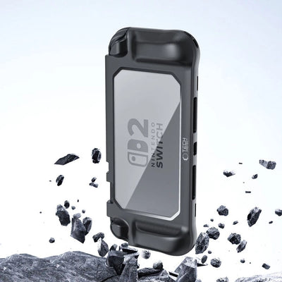 Tech-Protect MagMat Case Schutzhülle für Nintendo Switch 2 Schwarz Transparent