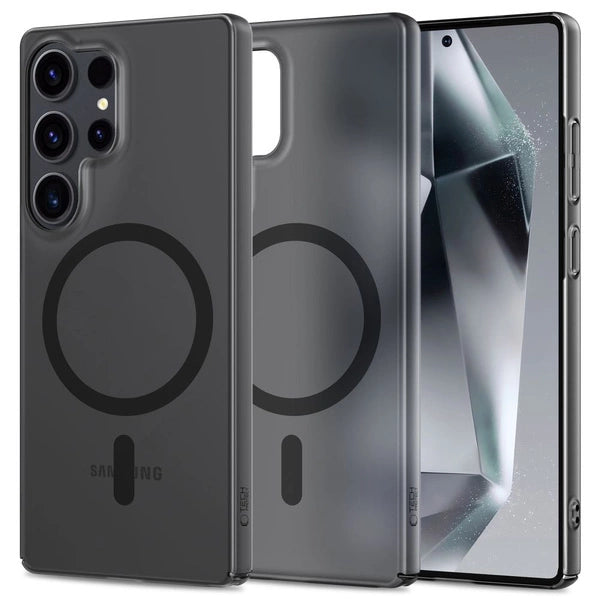 Tech-Protect MagSlim MagSafe Hülle für Samsung Galaxy S25 Ultra schwarz