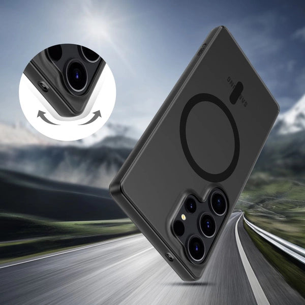 Tech-Protect MagSlim MagSafe Hülle für Samsung Galaxy S25 Ultra schwarz