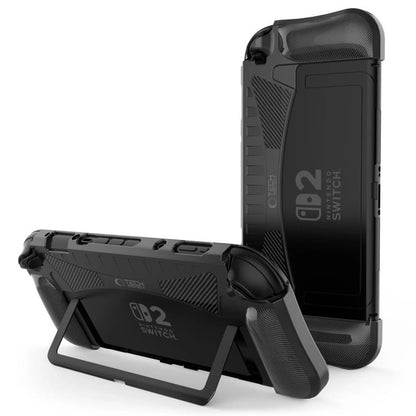 Tech-Protect TPU Carbon Case Schutzhülle für Nintendo Switch 2 Schwarz - StyleCases