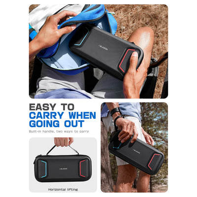 Supcase Travel Carrying Transport Box für Nintendo Switch 2 Schwarz