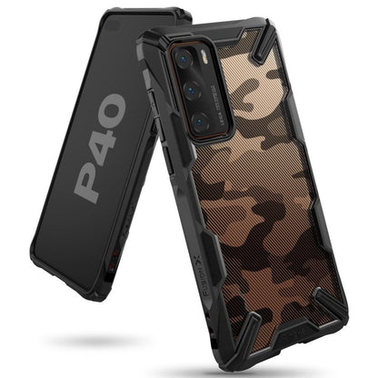 Ringke Fusion X Robuste Schutzhülle für Huawei P40 schwarz Camo - StyleCases