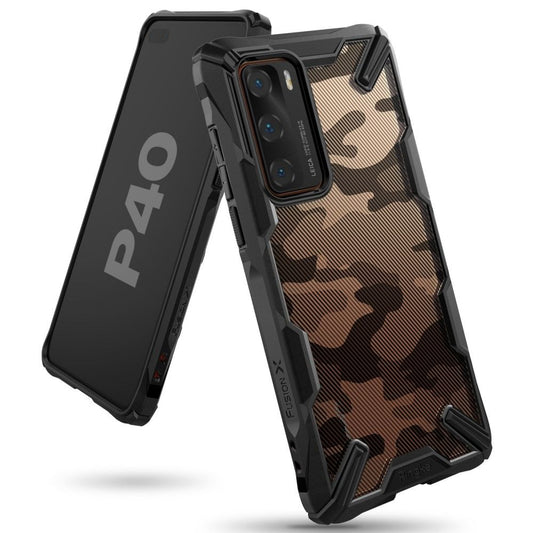 Ringke Fusion X Robuste Schutzhülle für Huawei P40 schwarz Camo