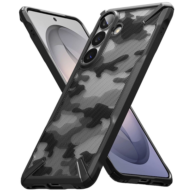 Ringke Fusion X Hülle für Samsung Galaxy S26 – Schwarz Camo