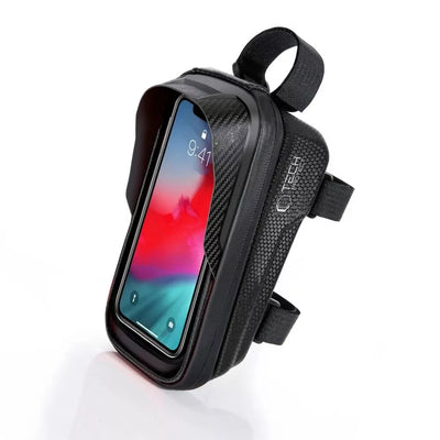 Tech-Protect V2 Fahrradtasche Rahmentasche 1L für Smartphone bis 6,7“ Schwarz