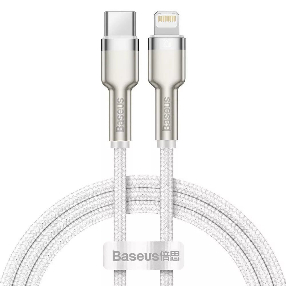 Baseus Cafule Metal Ladekabel Datenkabel USB-C/8Pin PD 20W 1m (CATLJK-B02)