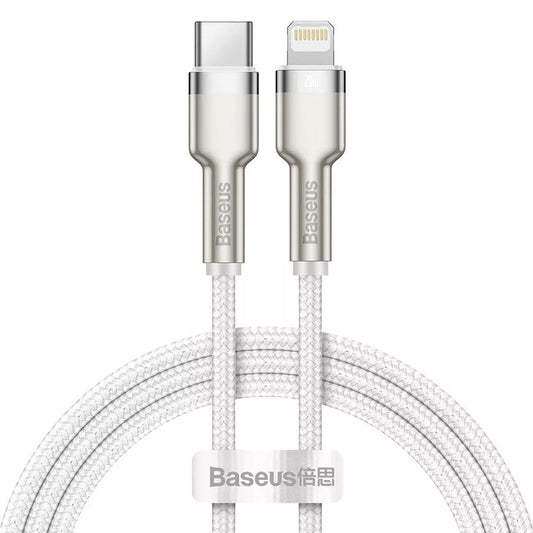Baseus Cafule Metal Ladekabel Datenkabel USB-C/8Pin PD 20W 1m (CATLJK-B02)
