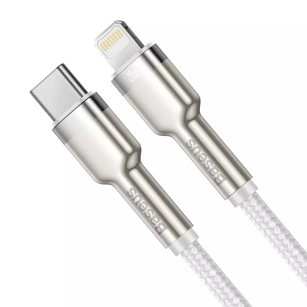 Baseus Cafule Metal Ladekabel Datenkabel USB-C/8Pin PD 20W 1m (CATLJK-B02)