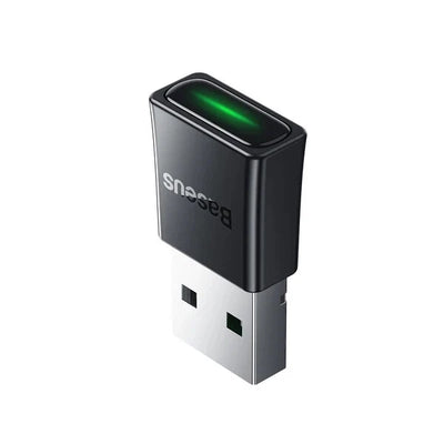 Baseus BA07 Mini Bluetooth 5.3 USB Adapter Empfänger Sender Computer OTG schwarz
