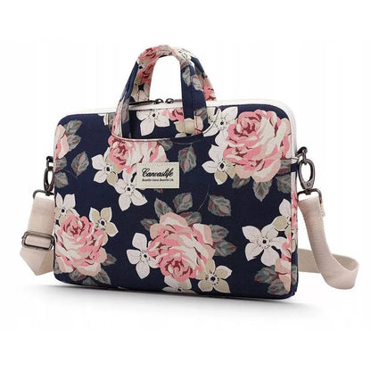 CANVASLIFE geblümte Laptoptasche Damentasche Tragegurt 13-16 Zoll Farben - StyleCases