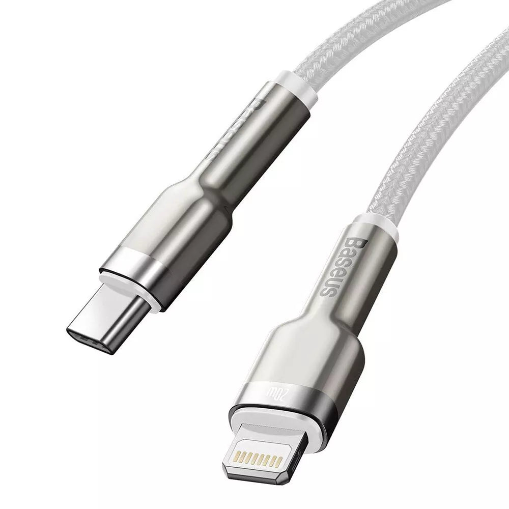 Baseus Cafule Metal Ladekabel Datenkabel USB-C/8Pin PD 20W 1m (CATLJK-B02)