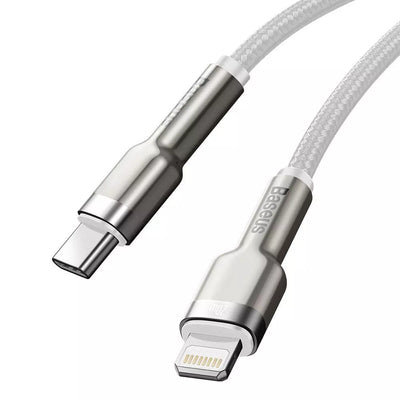 Baseus Cafule Metal Ladekabel Datenkabel USB-C/8Pin PD 20W 1m (CATLJK-B02)