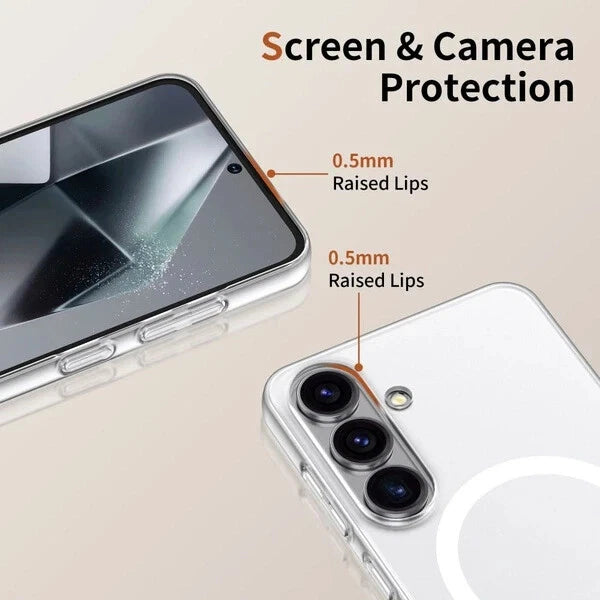 Tech-Protect MagSlim MagSafe Hülle für Samsung Galaxy S25 transparent
