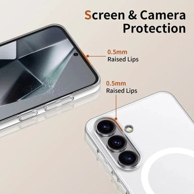 Tech-Protect MagSlim MagSafe Hülle für Samsung Galaxy S25 transparent
