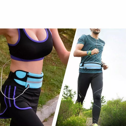 Bauchtasche, Jogging, Gürteltasche, Sporttasche, Lauftasche schwarz rosa blau - StyleCases