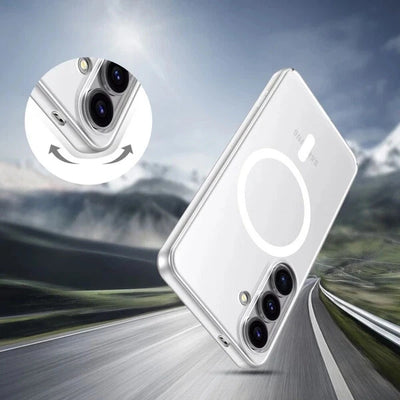 Tech-Protect MagSlim MagSafe Hülle für Samsung Galaxy S25 transparent