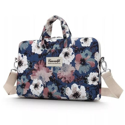 CANVASLIFE geblümte Laptoptasche Damentasche Tragegurt 13-16 Zoll Farben - StyleCases
