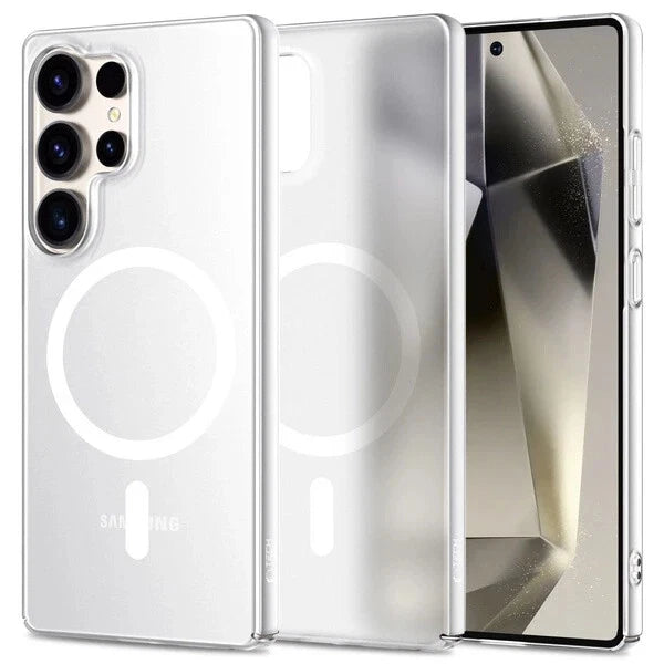 Tech-Protect MagSlim MagSafe Hülle für Samsung Galaxy S25 Ultra transparent