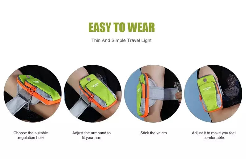 Universal Luxus Sport Outdoor Jogging Tasche Molle Beintasche Armbeutel Rosa