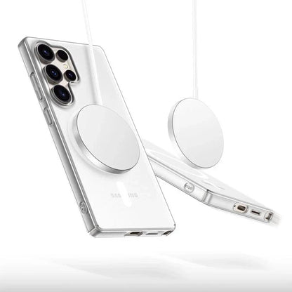 Tech-Protect MagSlim MagSafe Hülle für Samsung Galaxy S25 Ultra transparent - StyleCases