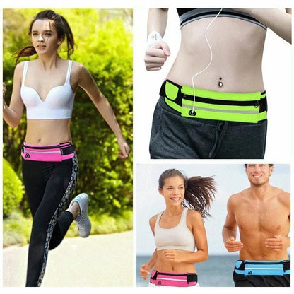 Bauchtasche, Jogging, Gürteltasche, Sporttasche, Lauftasche schwarz rosa blau - StyleCases