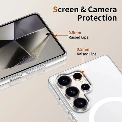 Tech-Protect MagSlim MagSafe Hülle für Samsung Galaxy S25 Ultra transparent - StyleCases
