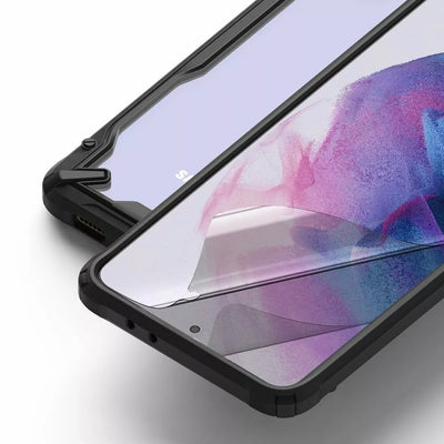 2x Ringke Easy Flex Displayschutz Folie nasse Montage für Samsung Galaxy S21+ 5G