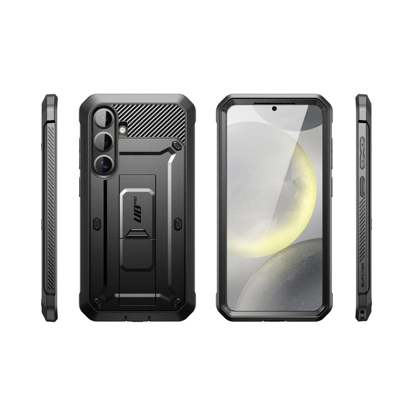 Supcase Unicorn Beetle Pro Panzer Schutzhülle Galaxy S25 2Set schwarz