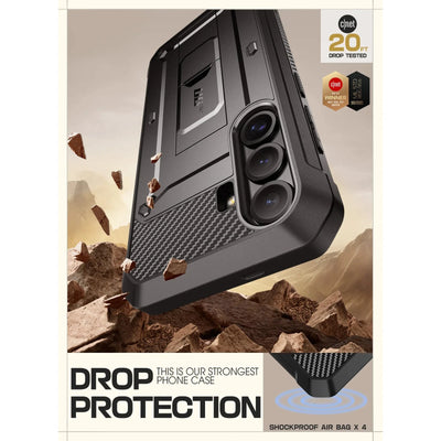 Supcase Unicorn Beetle Pro Panzer Schutzhülle Galaxy S25 2Set schwarz