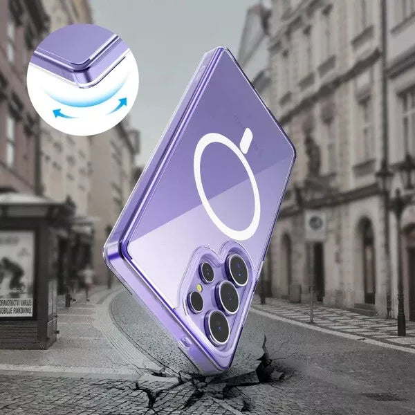 Tech-Protect FlexAir Samsung Galaxy S25 Ultra Hybrid MagSafe Hülle transparent