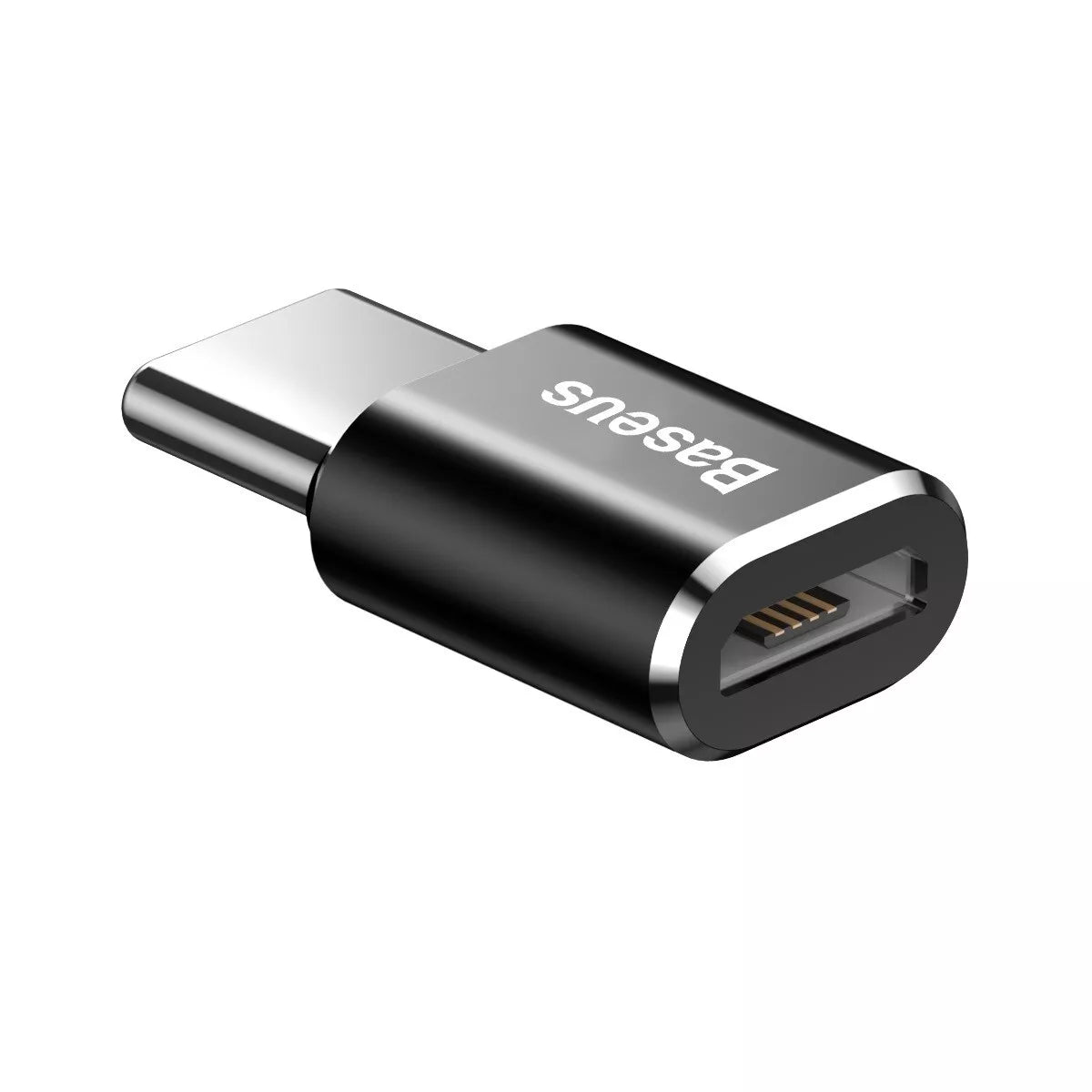 Baseus OTG Micro USB auf USB-C Adapter Schwarz