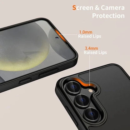 Tech-Protect MagMat Schutzhülle für Samsung Galaxy S25 Schwarz matt - StyleCases