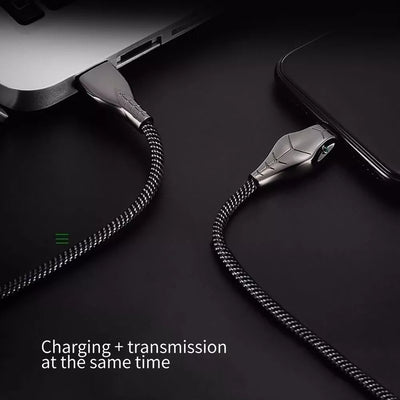 Floveme Schlangenkopf Daten-Ladekabel Quick Charge USB-C Snake 5A 1m