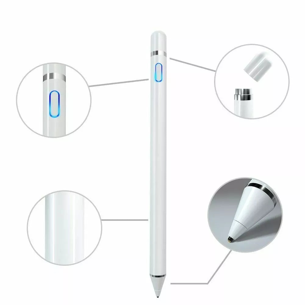 Cartinoe Stylus Pen Eingabestift für iPad, Aktiv kapazitiver Pen mit 1,5 mm fein